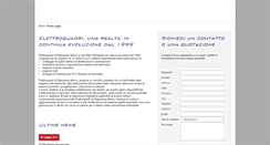Desktop Screenshot of elettroquadri.com