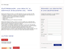 Tablet Screenshot of elettroquadri.com